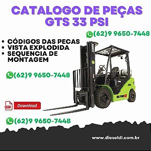 CATÁLOGO DE PEÇAS EMPILHADEIRA  GTS 20 25 30 33 PSI  CLARK