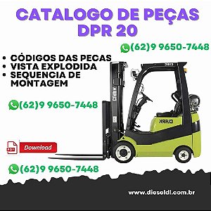 CATÁLOGO DE PEÇAS EMPILHADEIRA   DPR 20 25 30 CLARK