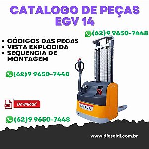 CATALOGO DE PEÇAS  EMPILHADEIRAS  EGV 14 EGV 16   STILL