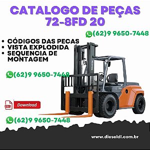 CATALOGO DE PEÇAS  EMPILHADEIRAS 72-8FD 20 25 30 j35 TOYOTA