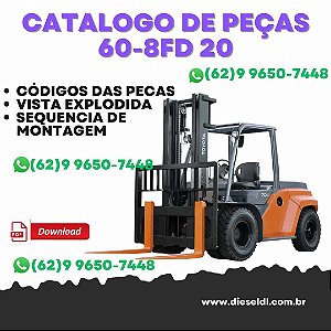 CATALOGO DE PEÇAS  EMPILHADEIRAS 60-8FD 10 15 20 25 30 TOYOTA