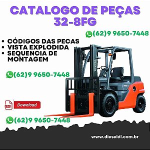 CATALOGO DE PEÇAS  EMPILHADEIRAS 32-8FG 10 15 18 20 25 30 J35 TOYOTA