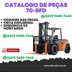 CATALOGO DE PEÇAS  EMPILHADEIRAS 70-8FD 20 25 30 J35 TOYOTA