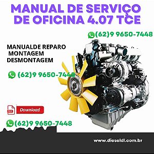 MANUAL DE SERVIÇO DE OFICINA MOTOR SPRINT ELETRÔNICO 4.07 TCE  MWM