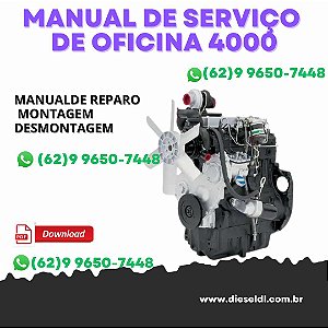 MANUAL DE SERVIÇO DE OFICINA MOTOR SERIE 4000 4001 INTERNATIONAL
