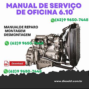 MANUAL DE SERVIÇO DE OFICINA MOTOR 4.10 6.10 SERIE 10 MWM