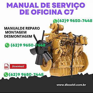 MANUAL DE SERVIÇO DE OFICINA MOTOR  C7  CAT