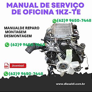 MANUAL DE SERVIÇO DE OFICINA MOTOR 1KZ-TE TOYOTA
