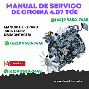 MANUAL DE SERVIÇO DE OFICINA   MOTORES SPRINT 4.07 TCE / 4.08 TCE  MWM
