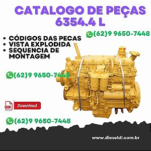 CATÁLOGO DE PEÇAS MOTOR  6354.4 T LT PERKINS