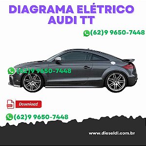 MANUAL SISTEMA ELÉTRICO  AUDI TT 8J 8J3 8J9 - 2007 A 2014