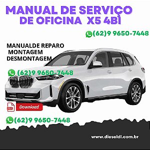 MANUAL DE SERVIÇO DE OFICINA  BMW X5 48I - 2007 A 2010
