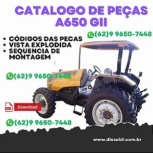 CATÁLOGO DE PEÇAS TRATOR  VALTRA A 650 GII VALTRA
