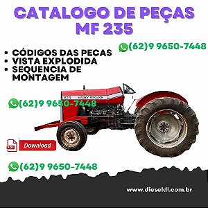 CATÁLOGO PEÇAS TRATOR MF 235 MASSEY FERGUSON