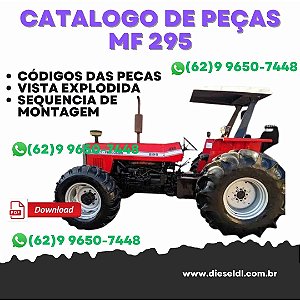CATÁLOGO PEÇAS TRATOR MF 295 MASSEY FERGUSON
