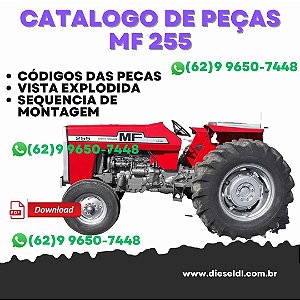 CATÁLOGO PEÇAS TRATOR MF 255 MASSEY FERGUSON