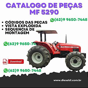 CATÁLOGO PEÇAS TRATOR MF 5290 MASSEY FERGUSON