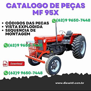 CATÁLOGO PEÇAS TRATOR MF 95X MASSEY FERGUSON