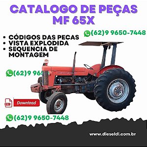 CATÁLOGO PEÇAS TRATOR MF 65X MASSEY FERGUSON
