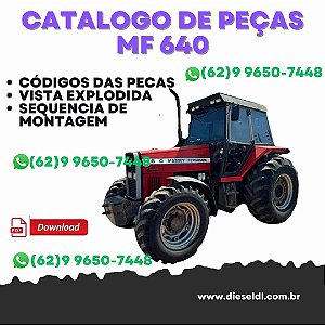 CATÁLOGO PEÇAS TRATOR MF 640 MASSEY FERGUSON