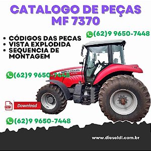 CATÁLOGO PEÇAS TRATOR MF 7370 MASSEY FERGUSON