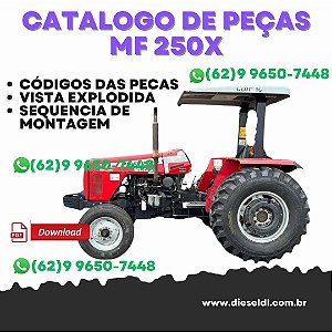 CATÁLOGO PEÇAS TRATOR MF 250X MASSEY FERGUSON