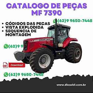 CATÁLOGO PEÇAS TRATOR MF 7390 MASSEY FERGUSON