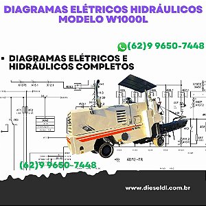 Diagramas Elétricos e Hydráulicos W1000 L Wirtgen
