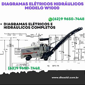 Diagramas Elétricos e Hydráulicos W1000 Wirtgen