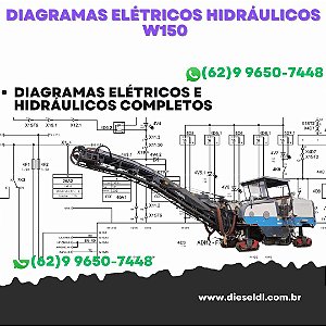 Diagramas Elétricos e Hydráulicos W150 Wirtgen