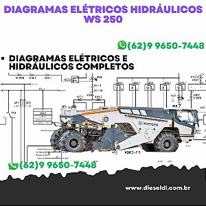 Diagramas Elétricos e Hydráulicos WS250 Wirtgen
