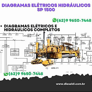 Diagramas Elétricos e Hydráulicos  SP 1500 Wirtgen