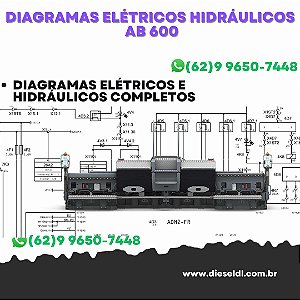 Diagramas Elétricos e Hydráulicos AB 600 Vogele