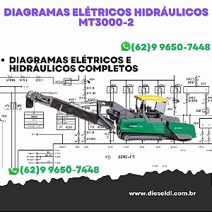 Diagramas Elétricos e Hydráulicos MT3000-2 Vogele