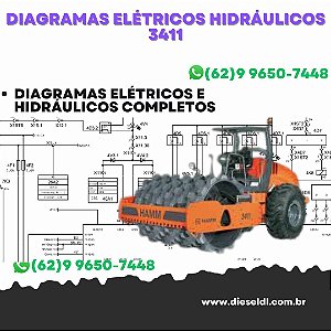 Diagramas Elétricos e Hydráulicos 3411 HAMM