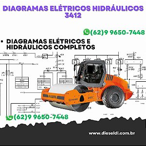 Diagramas Elétricos e Hydráulicos 3412 HAMM