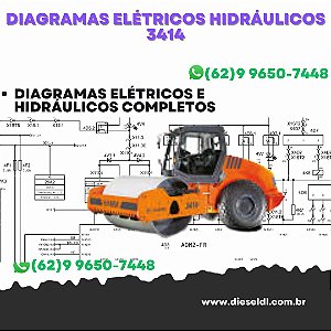 Diagramas Elétricos e Hydráulicos 3414 HAMM