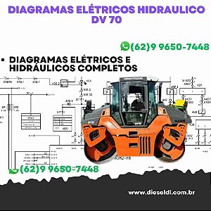 Diagramas Elétricos e Hydráulicos DV 70 HAMM