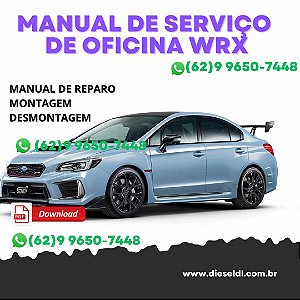MANUAL DE SERVIÇOS DE OFICINA SUBARU WRX/WRX STI  2018