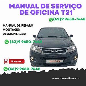 MANUAL DE SERVIÇOS DE OFICINA CHERY T21  2014