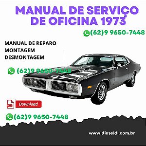 MANUAL DE SERVIÇOS DE OFICINA DODGE 1973