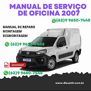 MANUAL DE SERVIÇOS DE OFICINA FIAT FIORINO 2007-2018