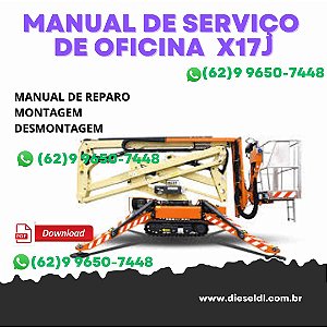 MANUAL DE SERVIÇOS DE OFICINA ELEVADOR  X17JP - X500AJ, X20JP - X600AJ  JLG