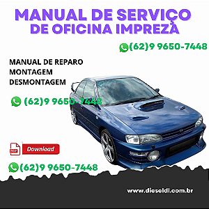 MANUAL DE SERVIÇOS DE OFICINA  SUBARU IMPREZA  1993-1996