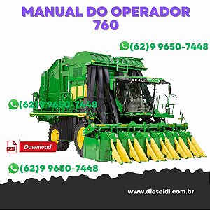 MANUAL DO OPERADOR  COLHEITADEIRA DE ALGODÃO  7760 JOHN DEERE