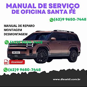 MANUAL DE SERVIÇO DE OFICINA HYUNDAI SANTA FE  2013-2018