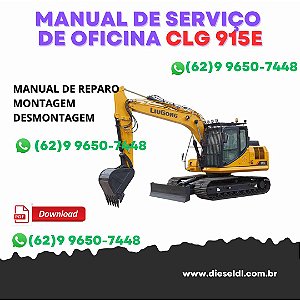 MANUAL DE SERVICO DE OFICINA CLG915E ESCAVADEIRA LIUGONG
