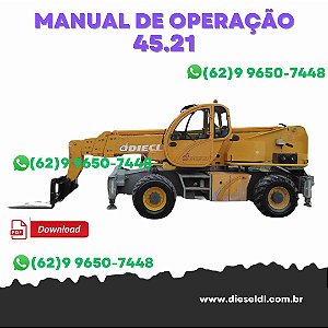MANUAL DE OPERAÇÃO  MANIPULADOR TELESCOPICO PEGASUS 45.21  DIECI