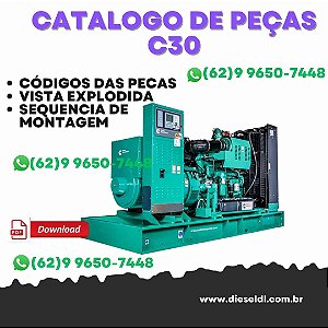 CATÁLOGO DE PEÇAS  GERADOR C30, C40, C50, C60 D6 CUMMINS