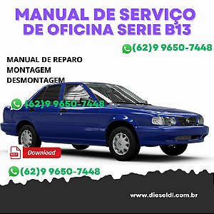 MANUAL DE SERVIÇO DE OFICINA NISSAN TSURU SERIE B13  2003